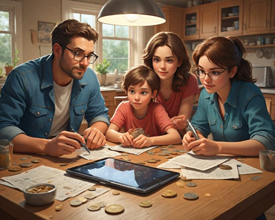 Como organizar a economia familiar e poupar mais